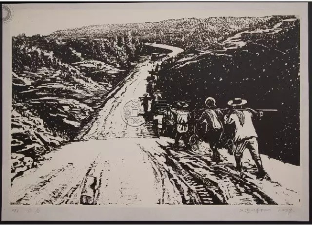 赵延年版画作品欣赏，赵延年版画高清图片